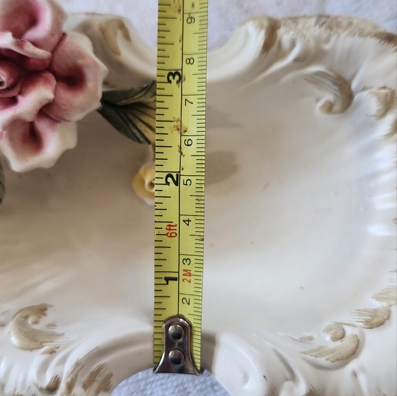 German handcrafted vintage porcelain dish with stamp - Picture 9 of 12